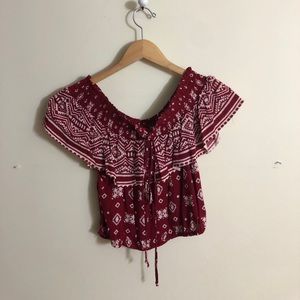 Crop top blouse
